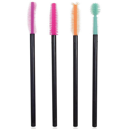 Nascita 4-Piece Eyebrow & Mascara Brush Set for Grooming by Beauty Care Bag