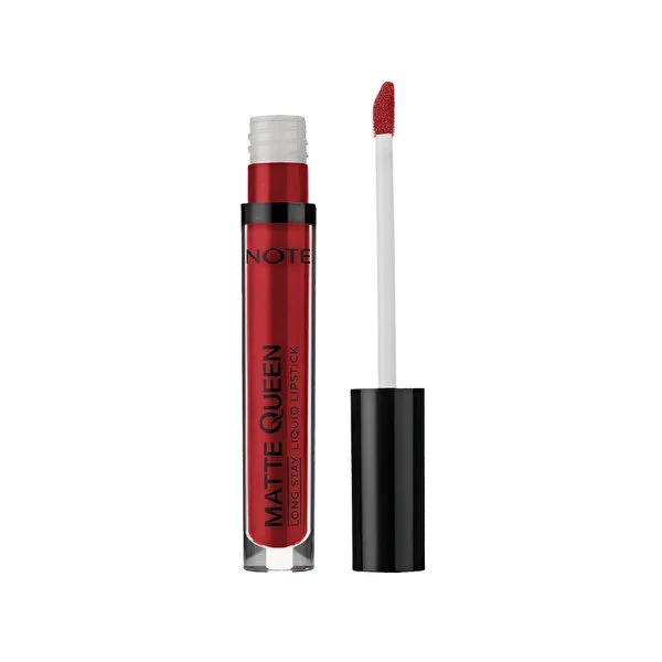Note Matte Queen Majestic Red Liquid Lipstick: Long Lasting, Highly Pigmented Color for a Modern Matte Look by Beauty Care Bag