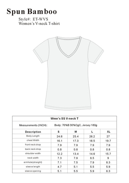 Be Kind women's V-neck cap sleeve T-shirt – view 6