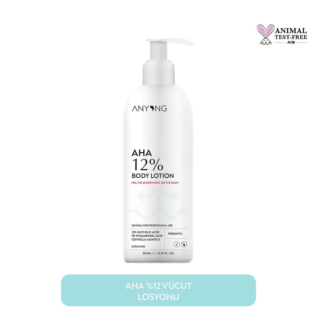Anyong AHA 12% Body Lotion for Smooth Skin 250 ml by Beauty Care Bag