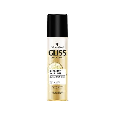 Gliss Ultimate Oil Elixir leave-in conditioner with liquid keratin, 6.76 fl oz