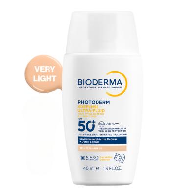 Bioderma Photoderm XDefense SPF50+ Tinted Sunscreen: Broad Spectrum UVA/UVB Protection, Anti-Aging, Lightweight, Makeup Base, For Fair Skin by Beauty Care Bag