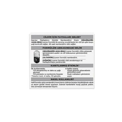 Garnier Daily Moisturizing Cream for Oily Skin - Garnier Pure Charcoal Mattifying Moisturizing Cream 50ml by Beauty Care Bag