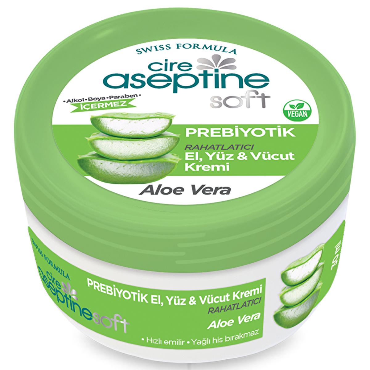 Cire Aseptine Soft aloe vera prebiotic moisturizing cream, 1.01 fl oz