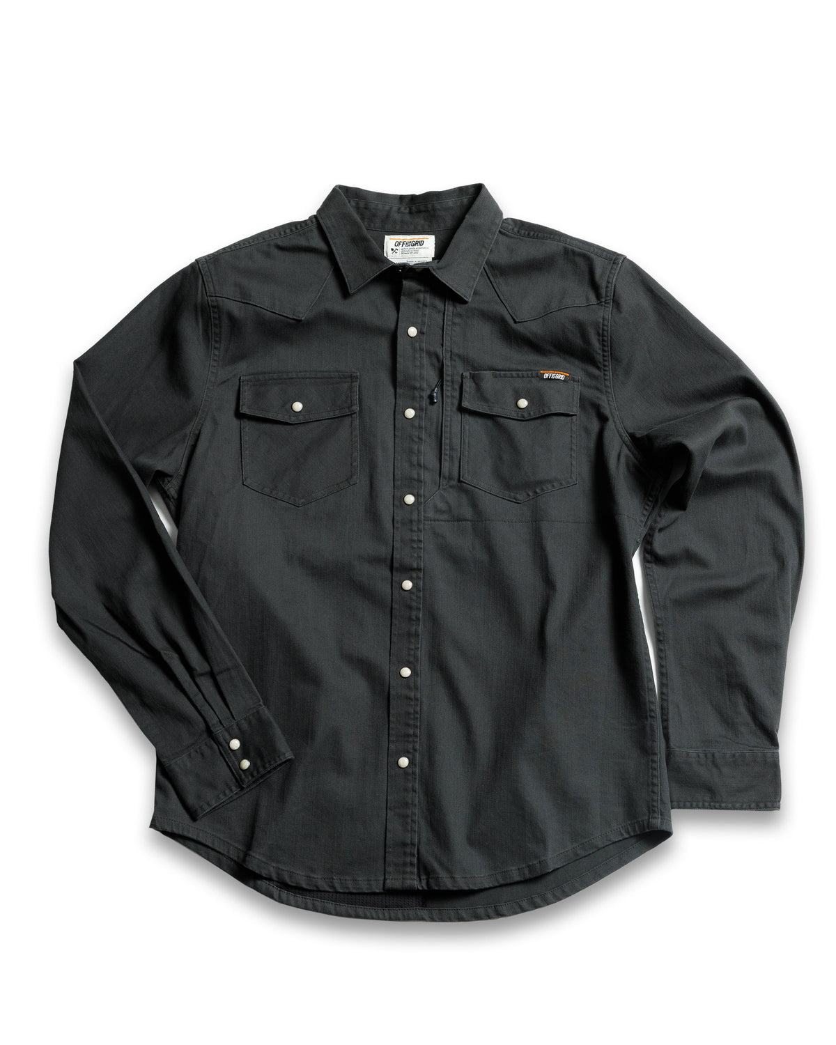 Earl Denim Shirt - Vintage Black by Off The Grid Surplus