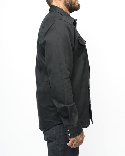 Earl Denim Shirt - Vintage Black by Off The Grid Surplus