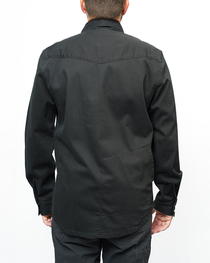 Earl Denim Shirt - Vintage Black by Off The Grid Surplus