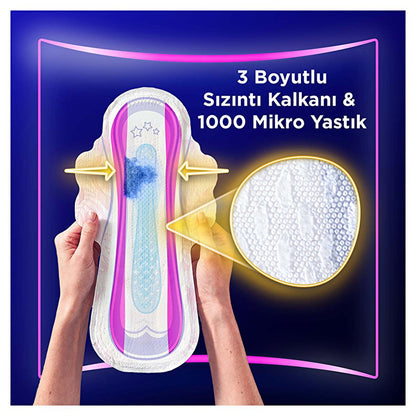 Orkid Platinum Hygienic Pads for Women - Zero Leakage, Extra Large, Comfortable Sleep Hygiene Products - Overnight Protection by Beauty Care Bag