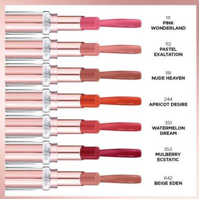 L'Oreal Paris Glow Paradise Balm-in-Lipstick Beige Eden: Hydrating, Plumping, Natural Lip Color & Shine by Beauty Care Bag