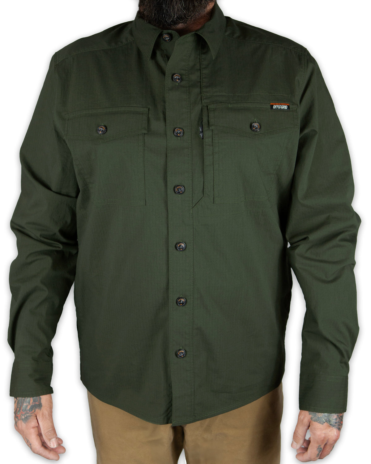Echo Bravo LS Shirt - Army by Off The Grid Surplus