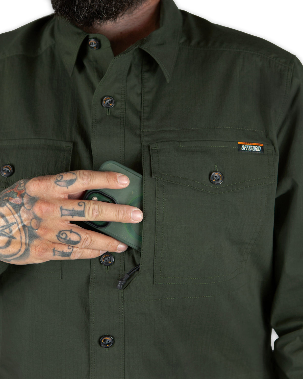 Echo Bravo LS Shirt - Army by Off The Grid Surplus