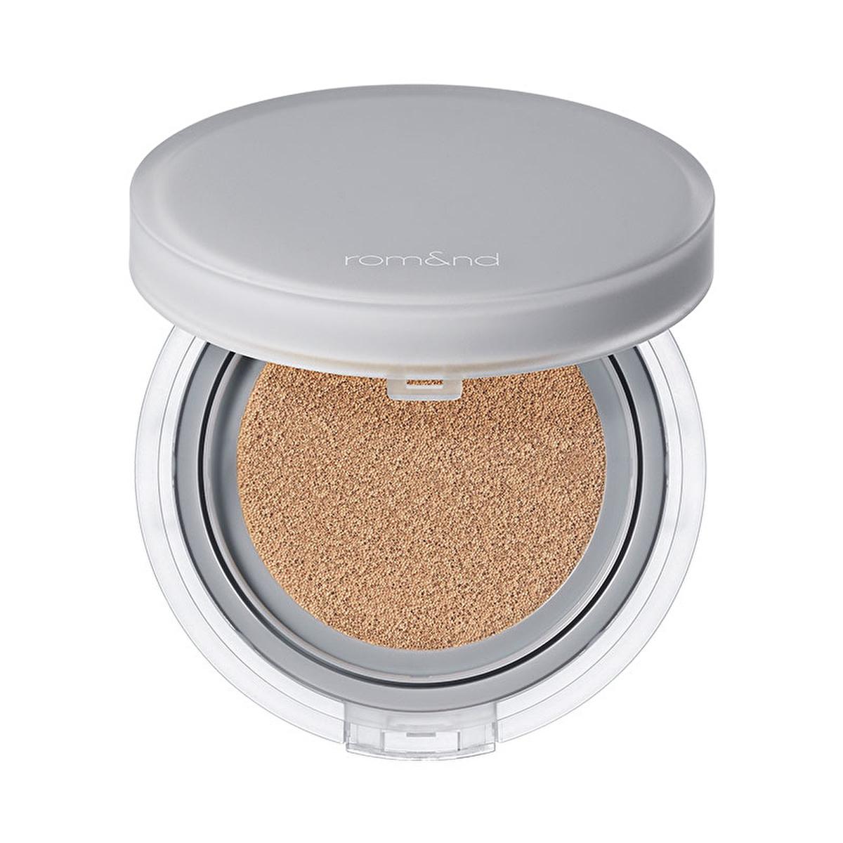 rom&nd Nu Zero Cushion Foundation - Natural Finish, Long-Lasting Cushion Foundation for Flawless Complexion by Beauty Care Bag