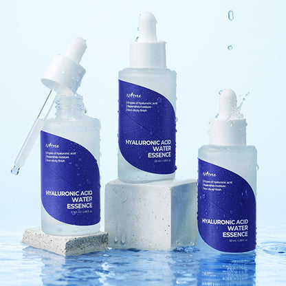 Isntree Hyaluronic Acid Serum: Intense Hydration for Dry Skin - K-Beauty Moisturizing Water Based Serum, Deeply Hydrates & Replenishes, 50ml by Beauty Care Bag