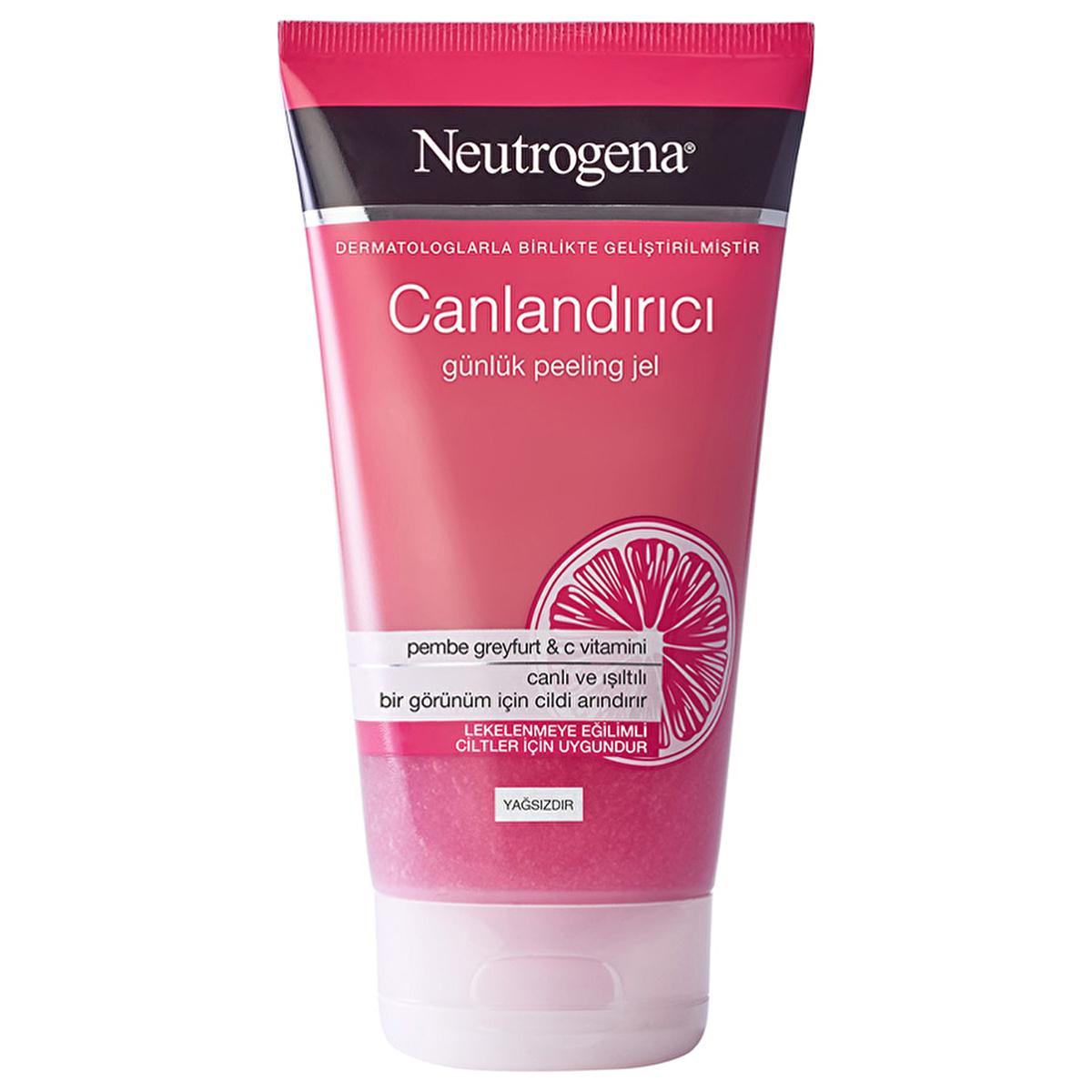 Neutrogena Pink Grapefruit Exfoliating Facial Cleanser: Acne & Blackhead Treatment with Daily Oil-Free Peeling Gel by Beauty Care Bag