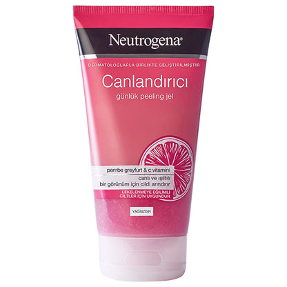Neutrogena Pink Grapefruit Exfoliating Facial Cleanser: Acne & Blackhead Treatment with Daily Oil-Free Peeling Gel by Beauty Care Bag