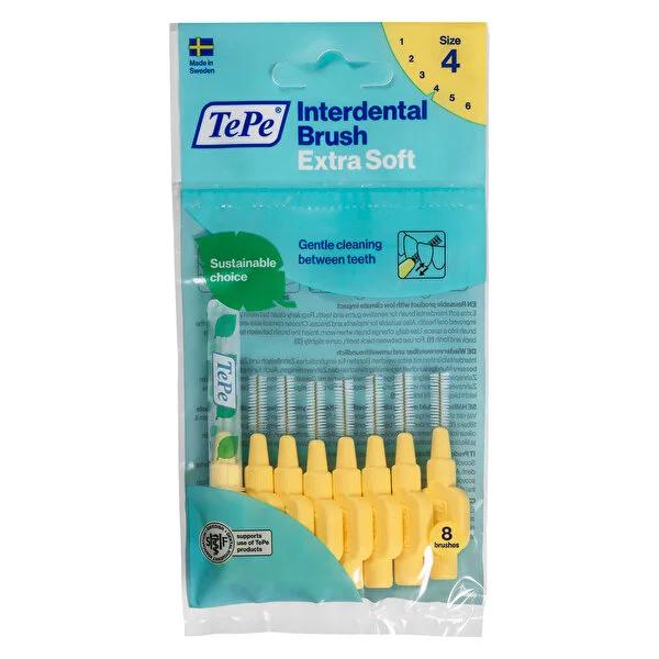 Tepe X-Soft Interdental Brushes: Gentle 0.7mm Cleaning for Healthy Gums, Plaque Removal - 8 Pack by Beauty Care Bag