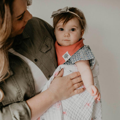 Rose Bandana Bib Set (8 pack) by Parker Baby Co.