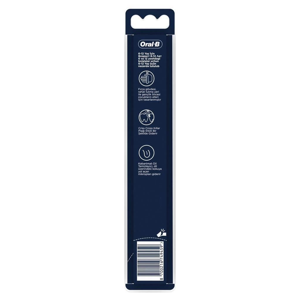 Oral-B Junior Extra Soft Toothbrush for Ages 6-12 by Beauty Care Bag