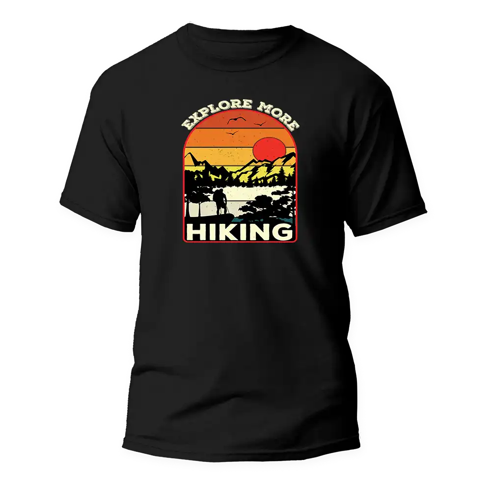 Explore More Hiking Man T-Shirt by Outdoorzees