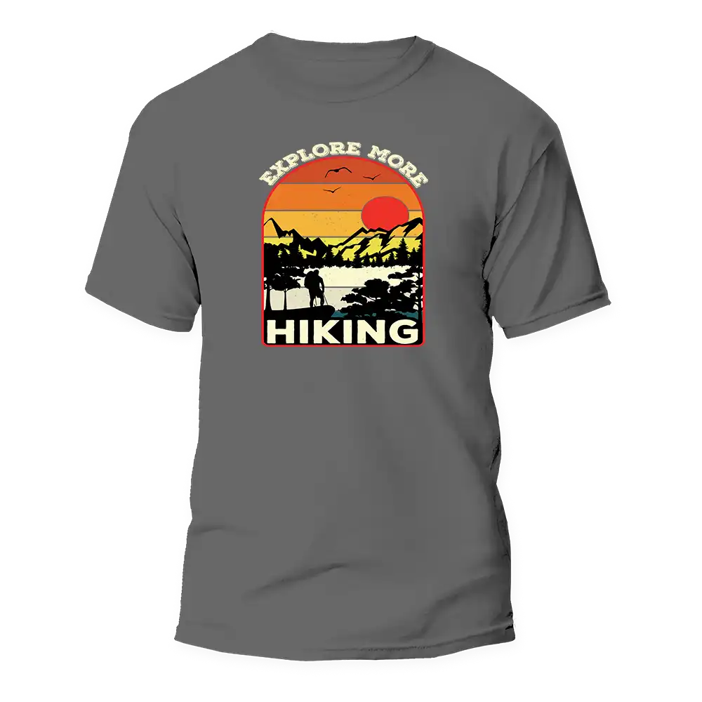 Explore More Hiking Man T-Shirt by Outdoorzees