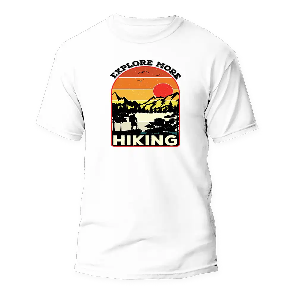 Explore More Hiking Man T-Shirt by Outdoorzees