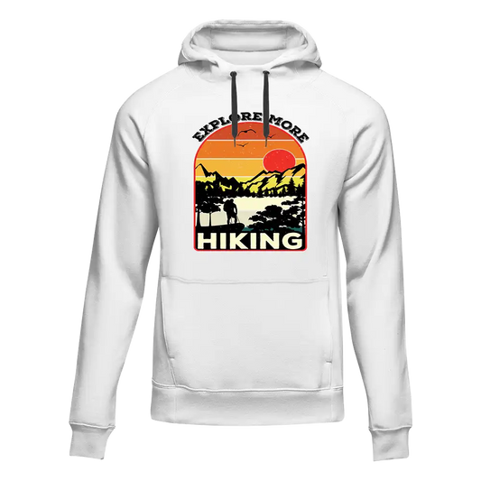 Explore More Hiking Unisex Hoodie by Outdoorzees