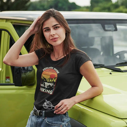 Explore More Hiking T-Shirt for Women by Outdoorzees