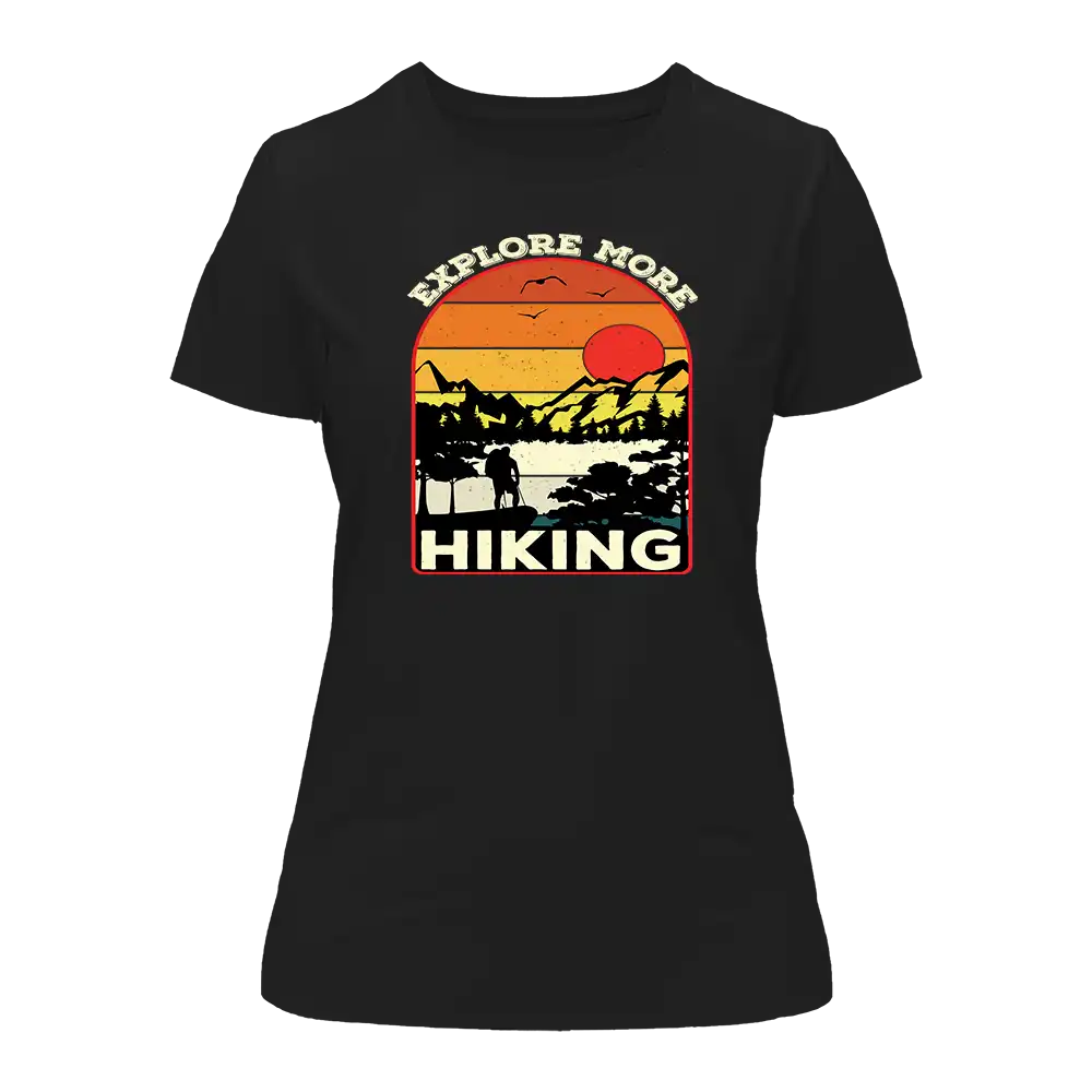 Explore More Hiking T-Shirt for Women by Outdoorzees
