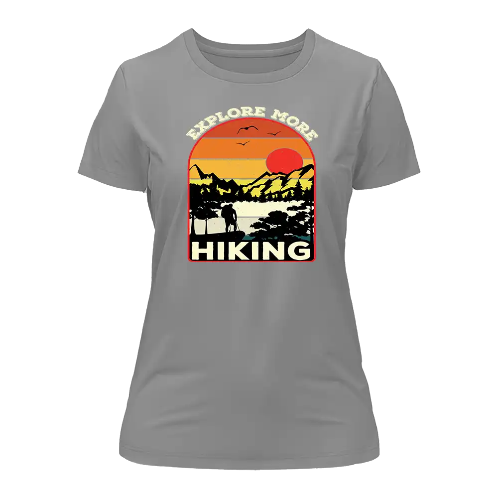 Explore More Hiking T-Shirt for Women by Outdoorzees