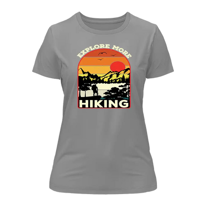 Explore More Hiking T-Shirt for Women by Outdoorzees