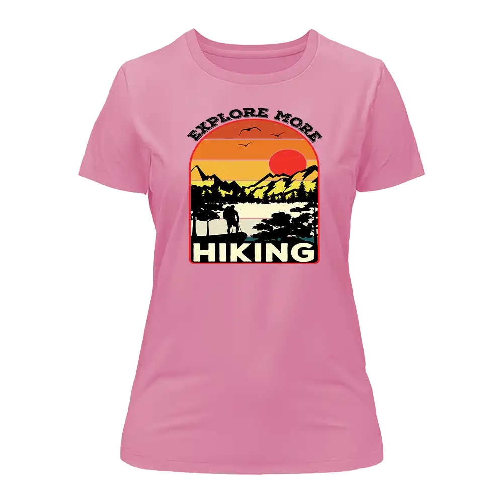 Explore More Hiking T-Shirt for Women by Outdoorzees