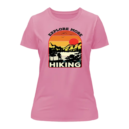 Explore More Hiking T-Shirt for Women by Outdoorzees
