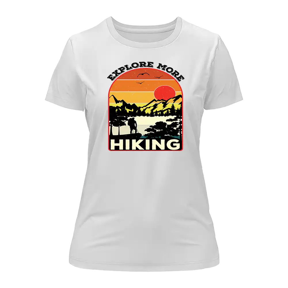 Explore More Hiking T-Shirt for Women by Outdoorzees