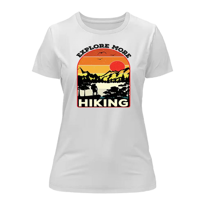 Explore More Hiking T-Shirt for Women by Outdoorzees