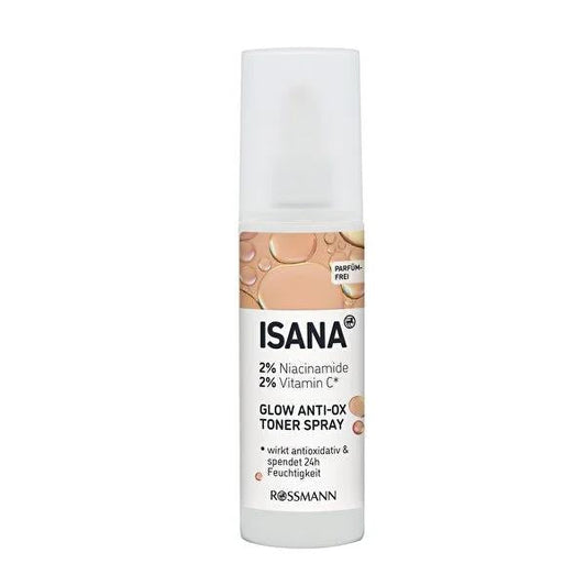 Isana Facial Toner Spray with 2% Niacinamide & Vitamin C - Hydrating Skincare for Brighter Skin by Beauty Care Bag