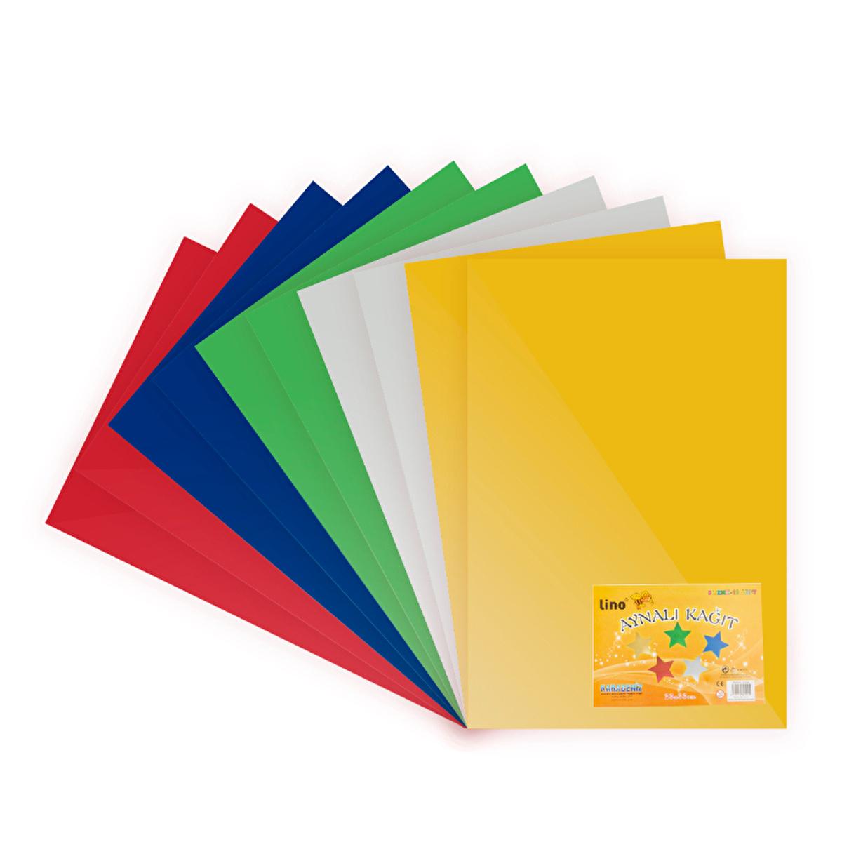 Lino Metallic Cardstock - 5 Designs, 10 Sheets (9.06 x 12.99 inches) - Art Supplies for Crafting & Decorative Projects by Beauty Care Bag