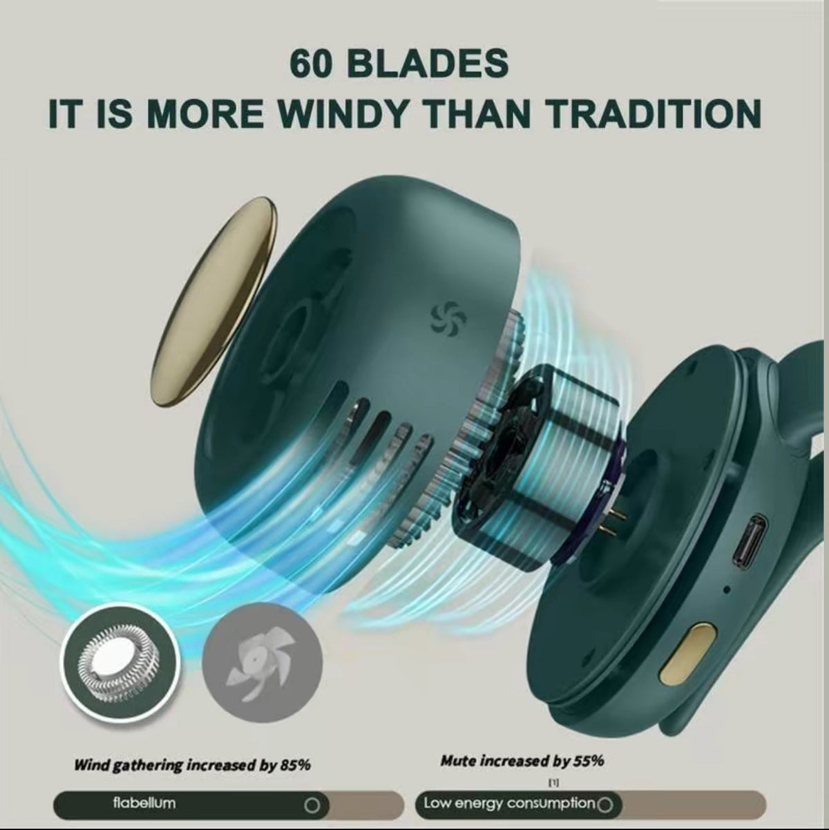 Breeze Mini Fan by V.I.P Digital Presence