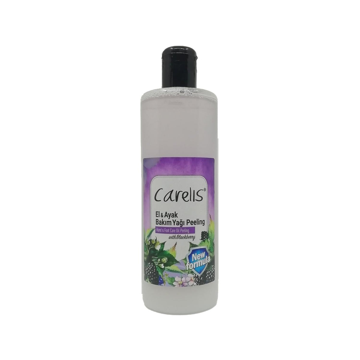 Carelis Hand and Foot Care Oil with Blackberry Extract - 400ml, Moisturizing Oil for Dry Hands and Feet by Beauty Care Bag