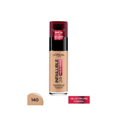 L'Oreal Infaillible 24H foundation 140 Golden Beige – view 7