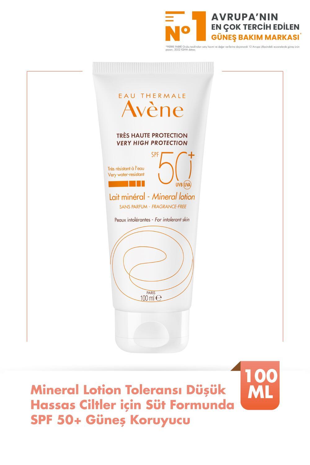 Av�ne Mineral Sunscreen Lotion SPF 50+ for Sensitive Skin: Chemical Filter-Free, Broad Spectrum UVA/UVB Protection, Gentle Sunblock by Beauty Care Bag
