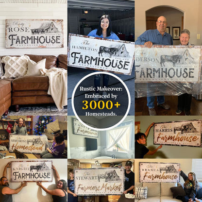 Rustic Farmhouse Sign X by Tailored Canvases