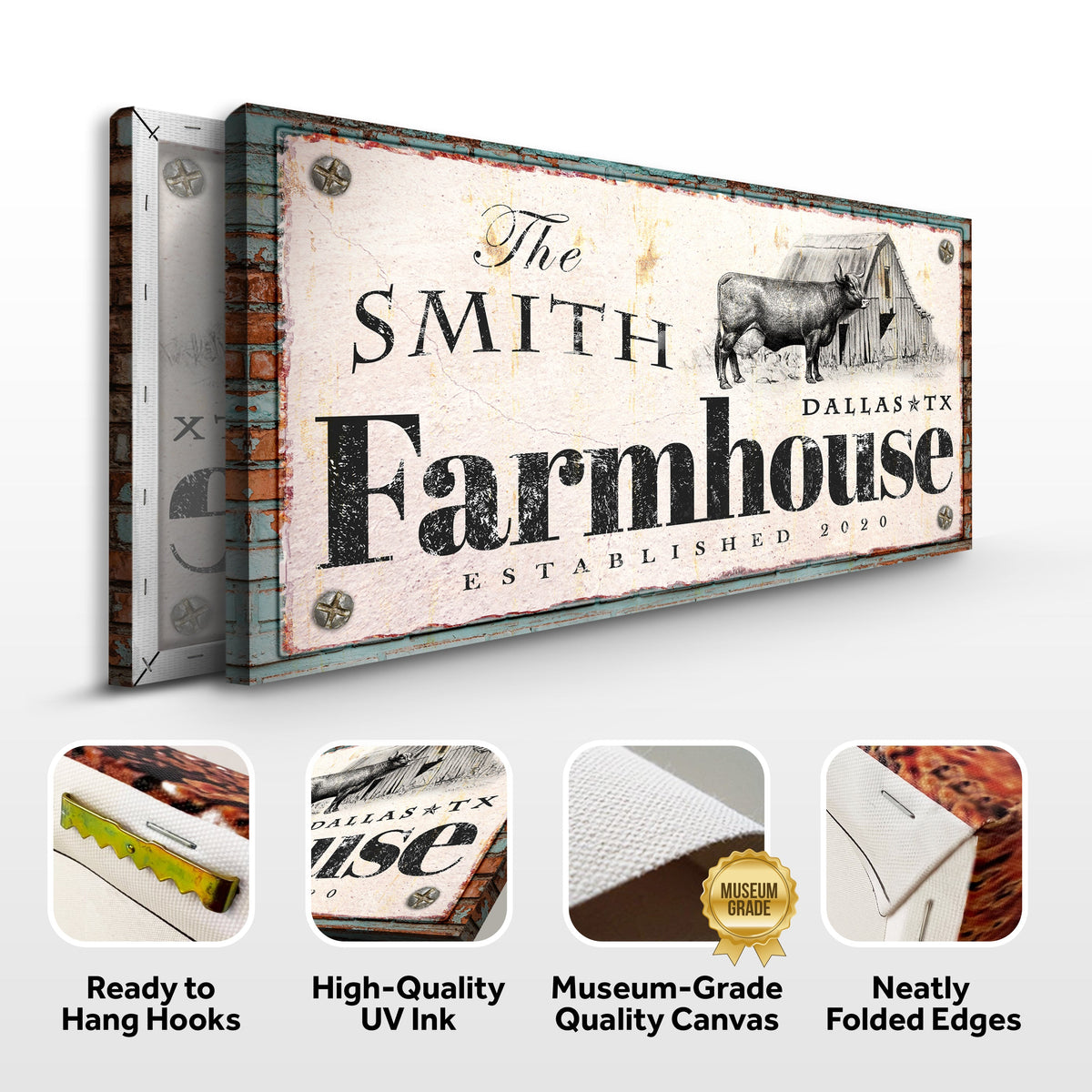 Rustic Farmhouse Sign II by Tailored Canvases
