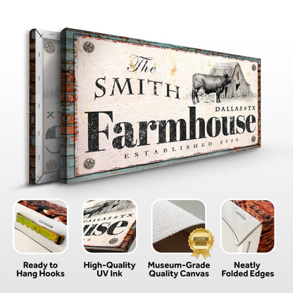 Rustic Farmhouse Sign II by Tailored Canvases