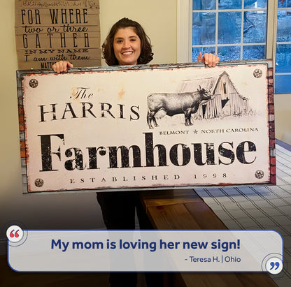 Rustic Farmhouse Sign II by Tailored Canvases