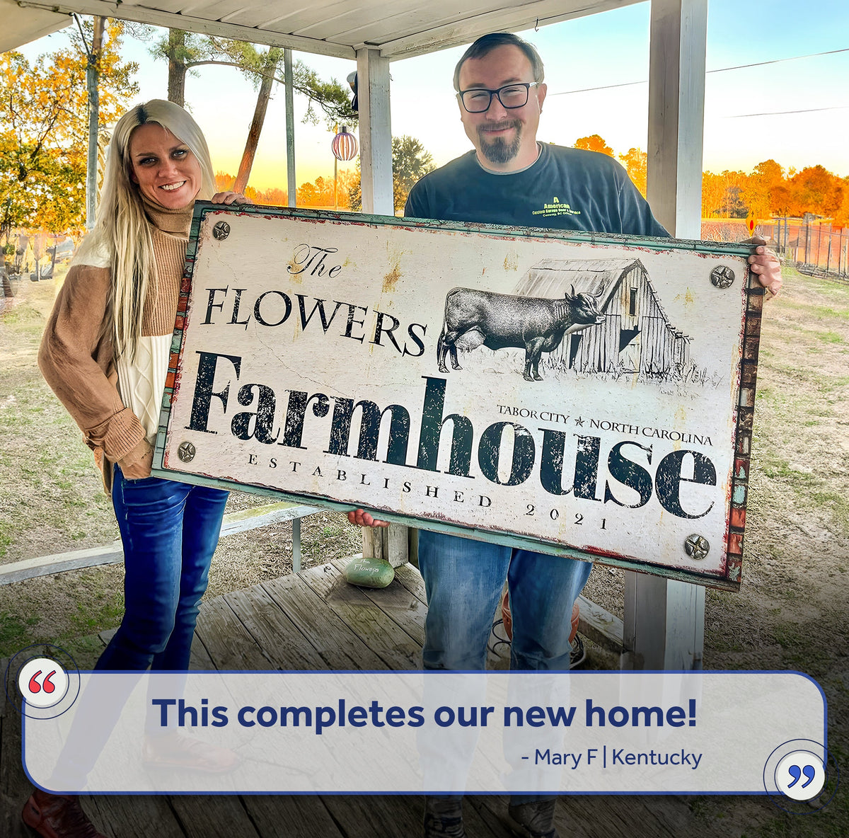 Rustic Farmhouse Sign II by Tailored Canvases