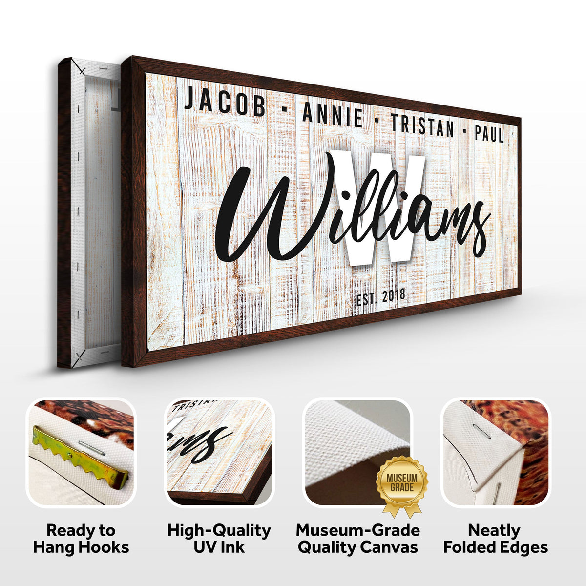 Family Wood Sign III by Tailored Canvases