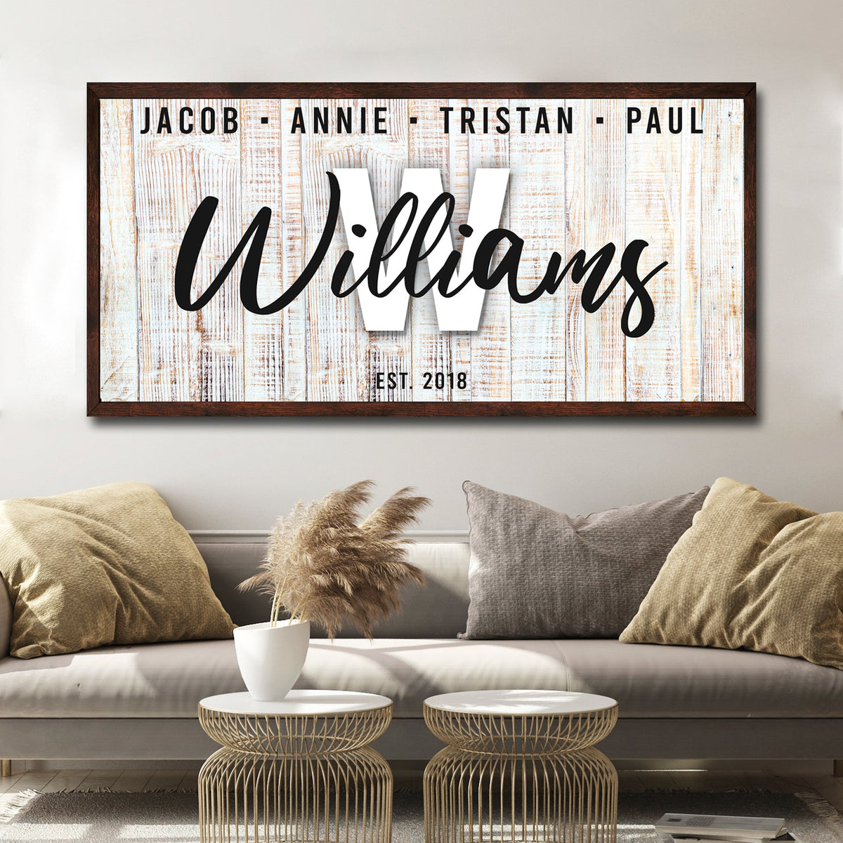 Family Wood Sign III by Tailored Canvases