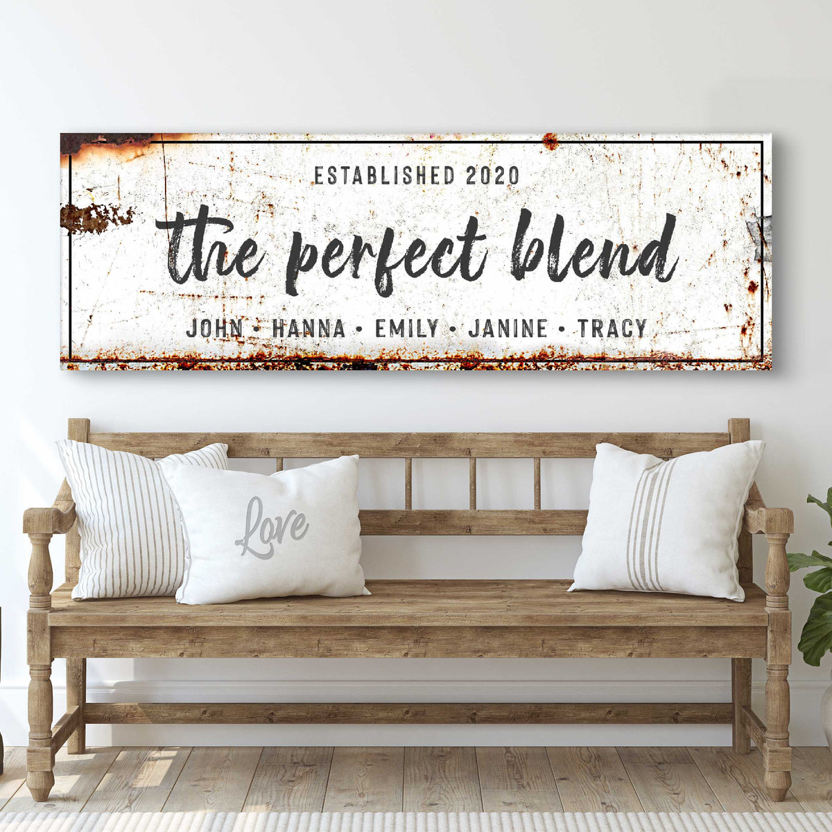 The Perfect Blend Sign by Tailored Canvases