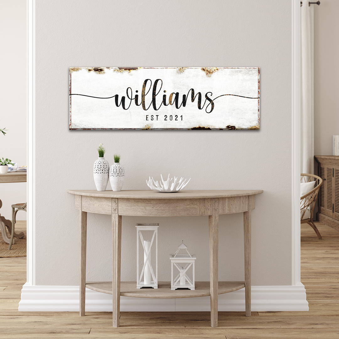 Special Family Sign by Tailored Canvases