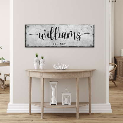 Special Family Sign by Tailored Canvases